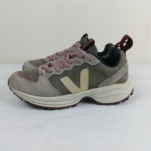 Veja Ventura II Suede Leather Sneakers Women Size 7 Athletic Lace Up Shoes - Picture 5 of 10
